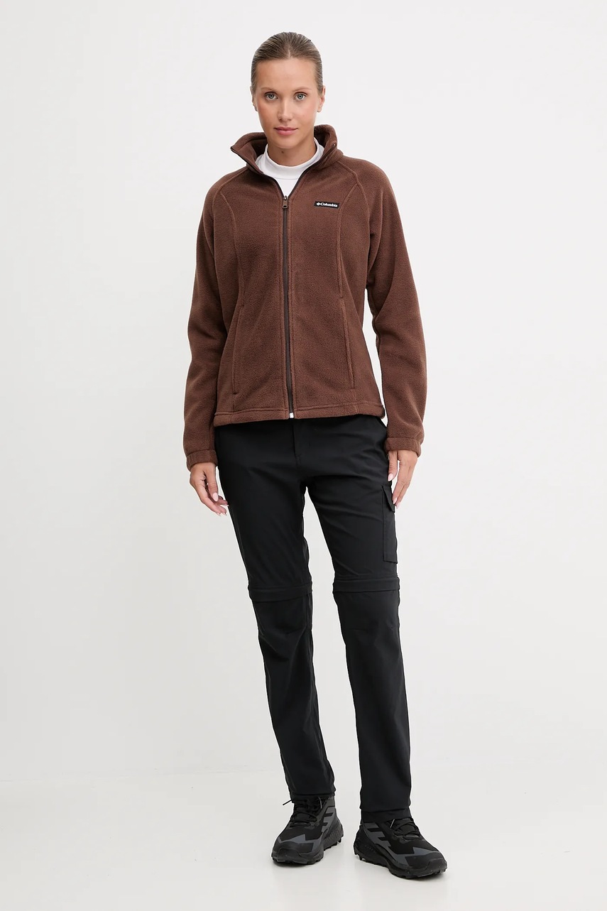 Спортивная кофта Columbia Benton Springs цвет серый однотонная 1372111