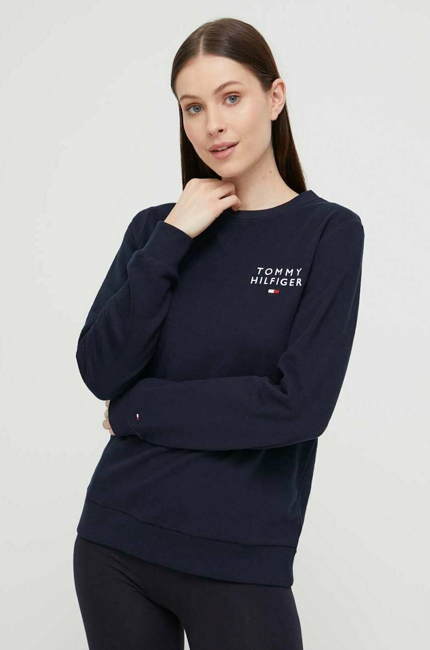 

Кофта лаунж Tommy Hilfiger цвет синий с аппликацией