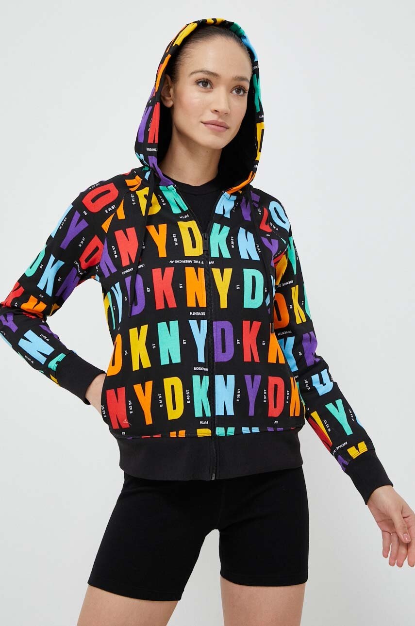 

Кофта Dkny женская с капюшоном узор