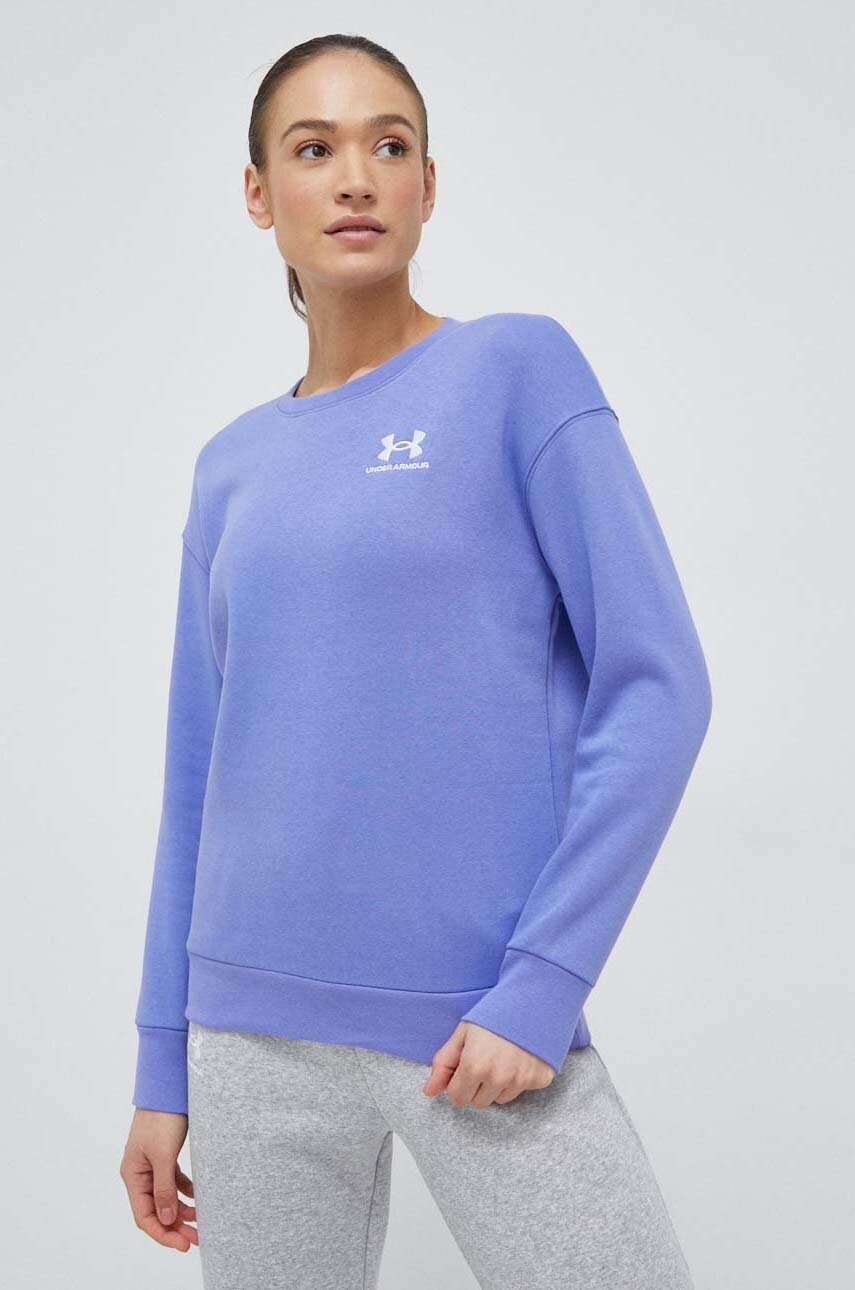 Under Armour bluză femei, culoarea violet, neted 1373032-495