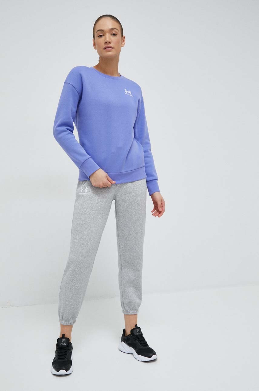 

Кофта Under Armour жіноча колір фіолетовий однотонна