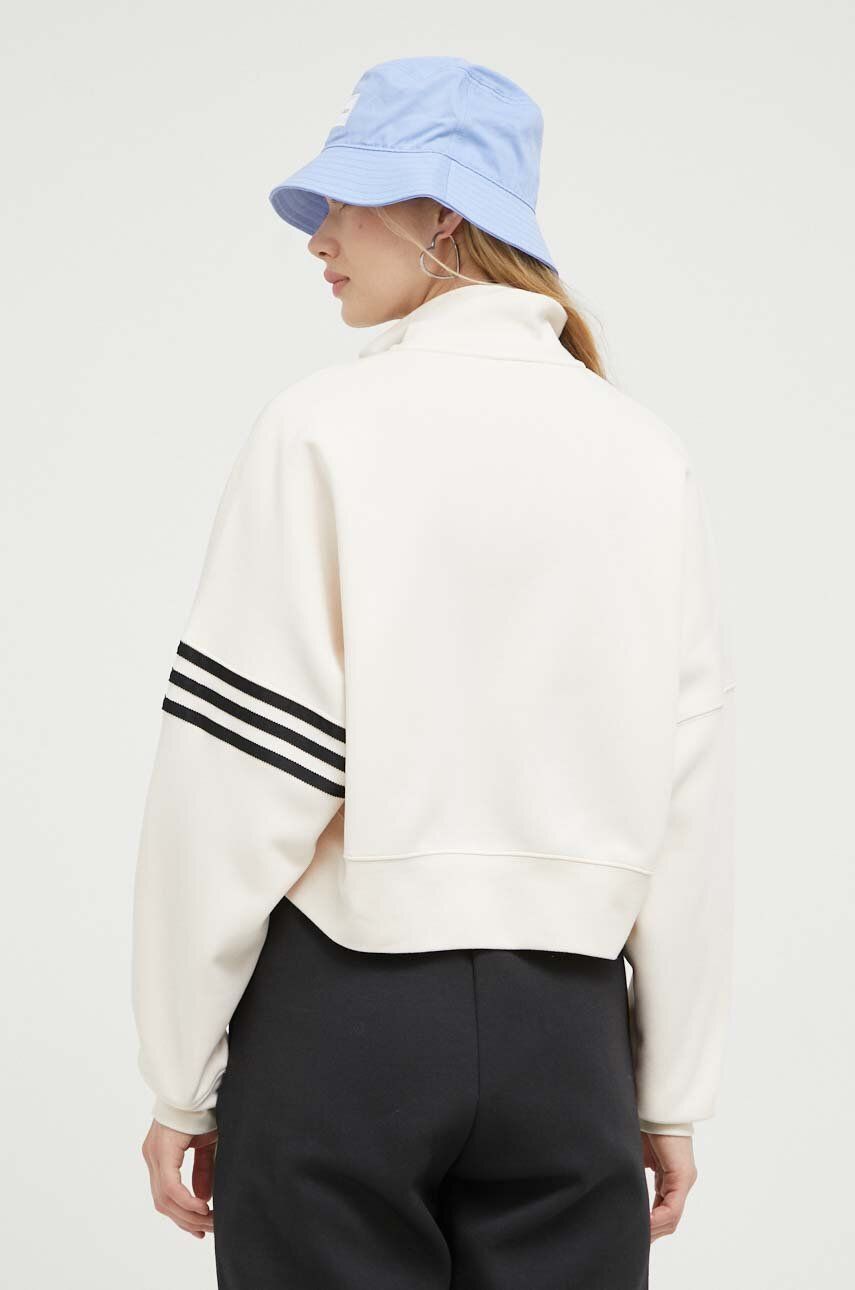 Pulover Adidas Originals Neuclassics Tracktop ženski, Bela Barva