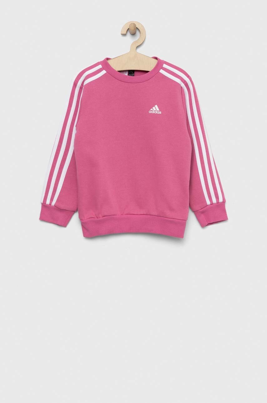 

Детская кофта adidas LK 3S FL цвет фиолетовый однотонная