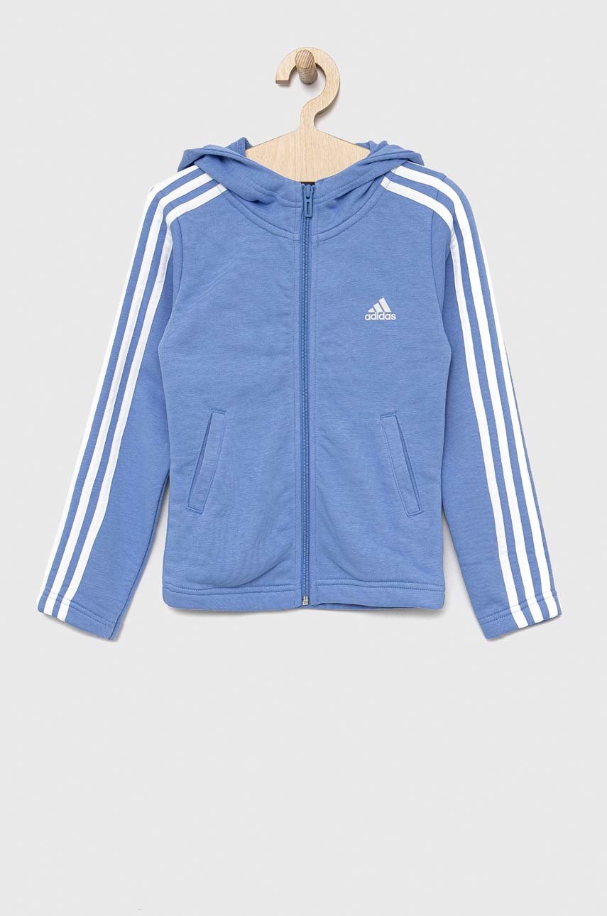 Детская кофта adidas G 3S FZ с капюшоном однотонная Детская кофта adidas G 3S FZ с капюшоном однотонная