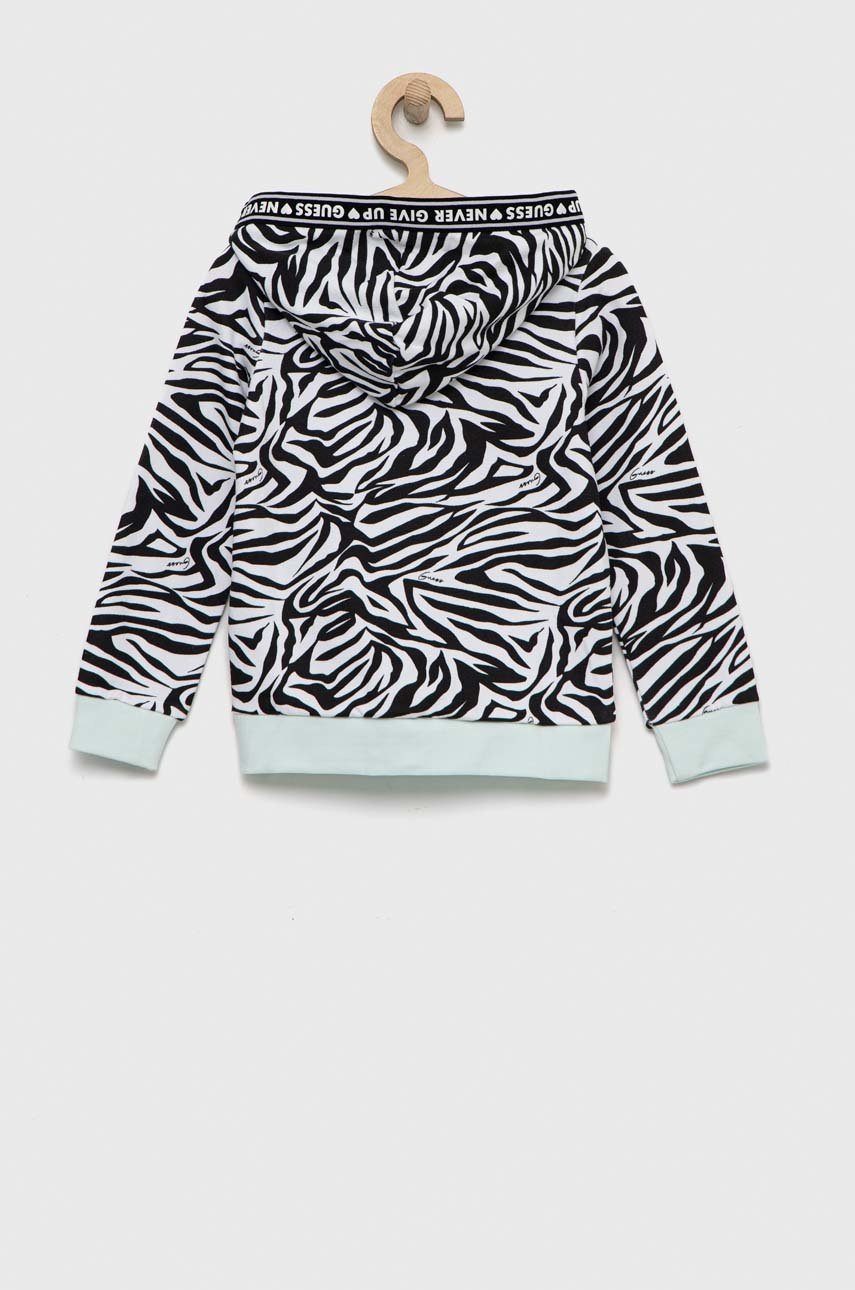 Детская хлопковая кофта Guess цвет чёрный с капюшоном узор в Полтаве Детская хлопковая кофта Guess цвет чёрный с капюшоном узор в Полтаве