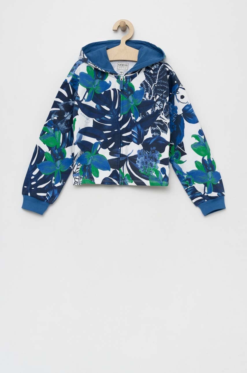 Детская хлопковая кофта Guess с капюшоном узор в Луцке Детская хлопковая кофта Guess с капюшоном узор в Луцке