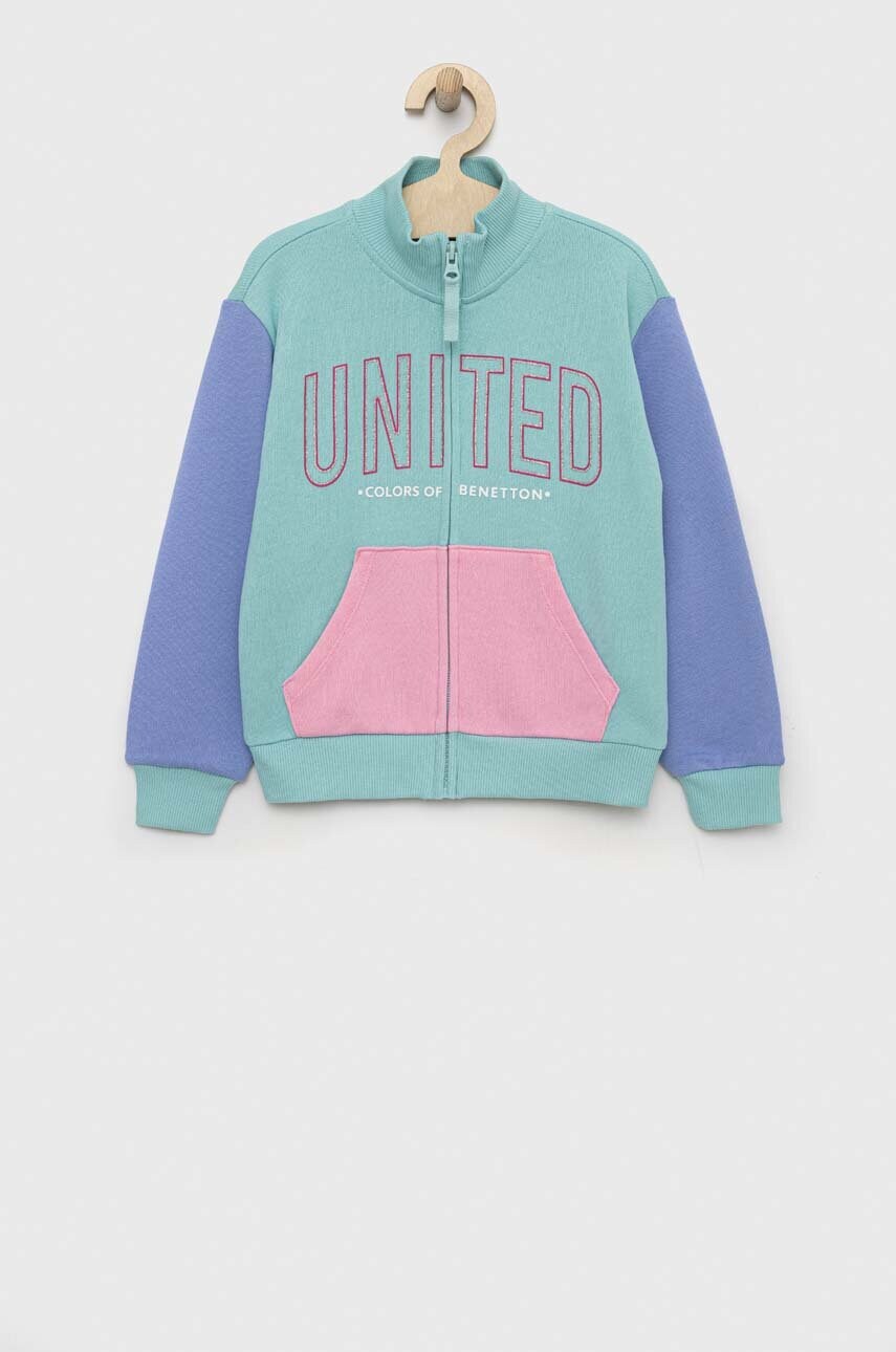

Детская хлопковая кофта United Colors of Benetton с принтом