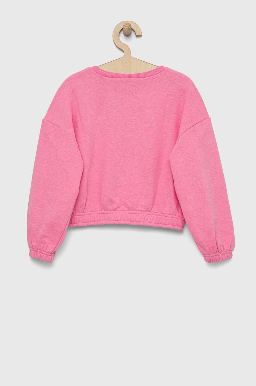 Детская кофта United Colors of Benetton цвет фиолетовый однотонная Детская кофта United Colors of Benetton цвет фиолетовый однотонная