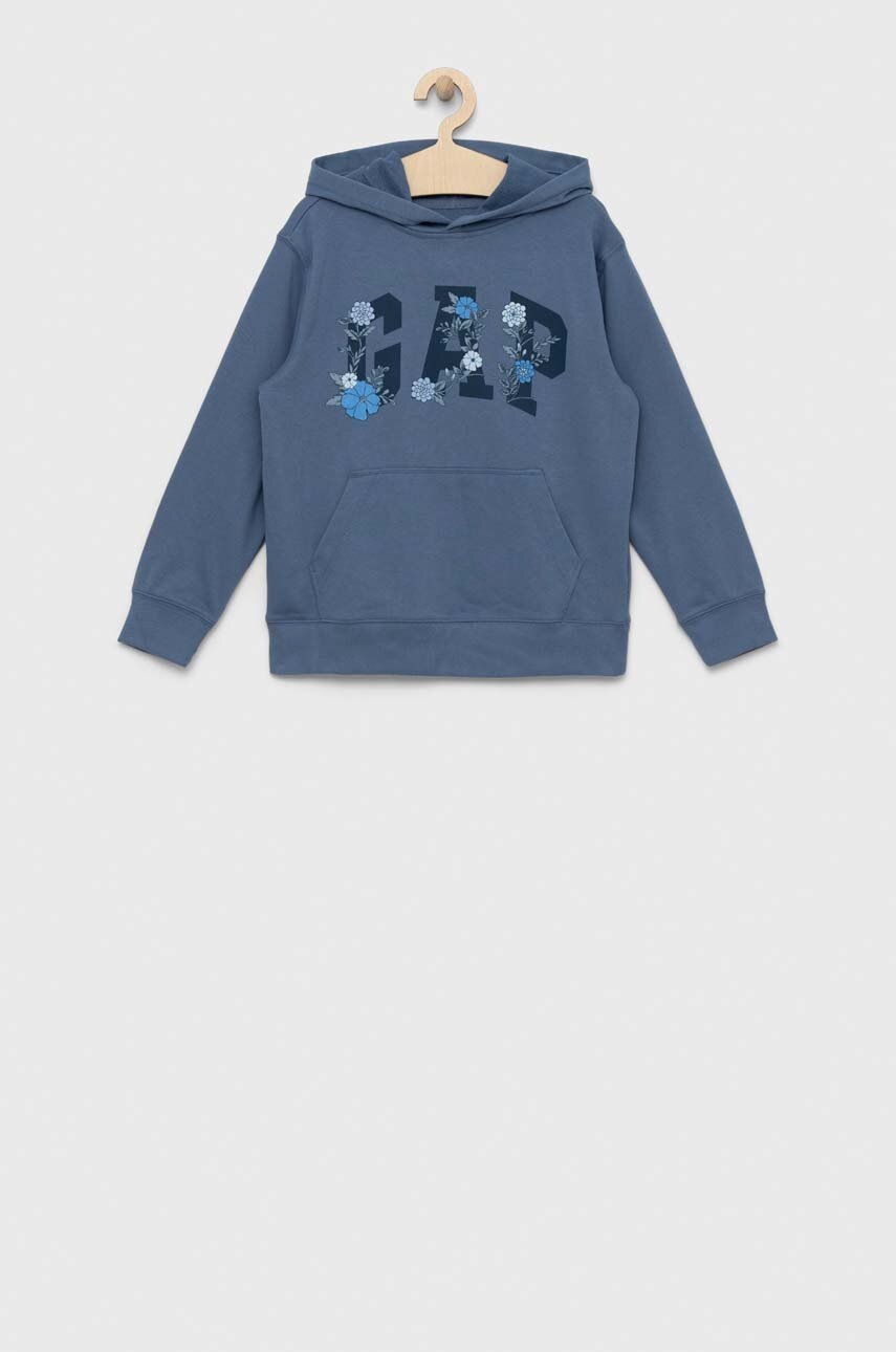 Дитяча кофта GAP колір синій з капюшоном з принтом в Києві Дитяча кофта GAP колір синій з капюшоном з принтом в Києві