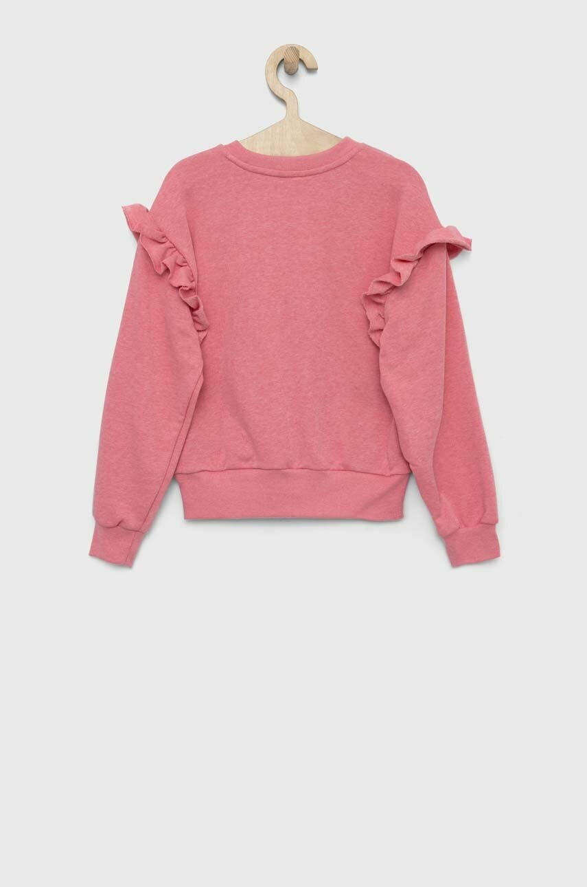 Детская кофта GAP цвет розовый однотонная Детская кофта GAP цвет розовый однотонная