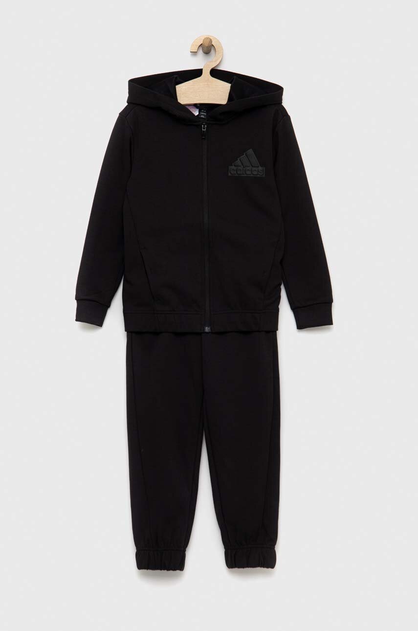 

Дитячий спортивний костюм adidas U FI LOGO CO колір чорний