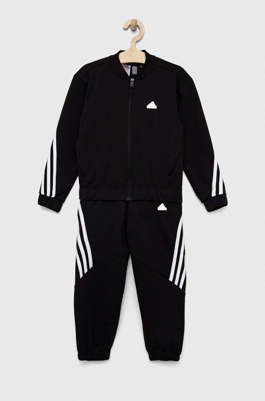 

Детский спортивный костюм adidas U FI 3S TGTH цвет чёрный