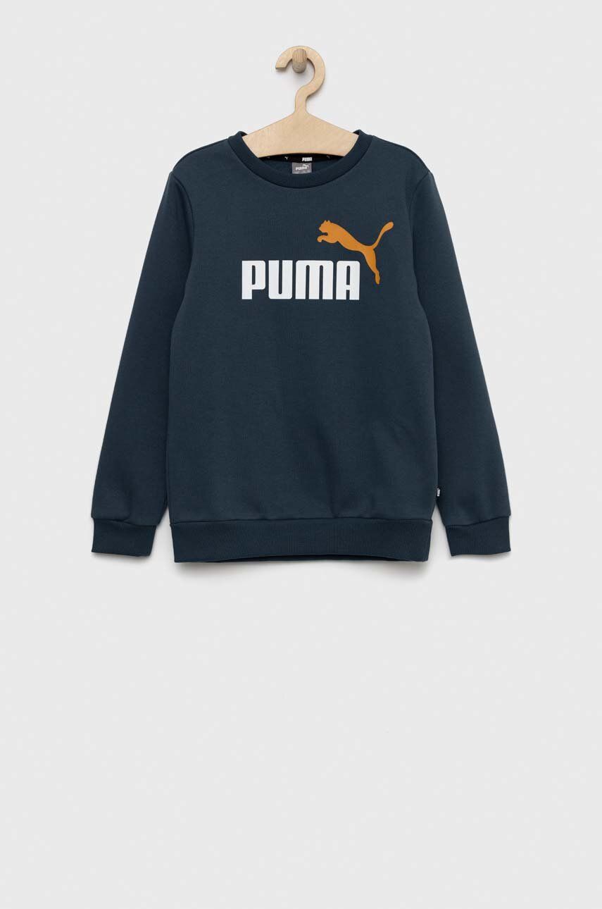 Puma bluza copii ESS+ 2 Col Big Logo Crew FL B modelator