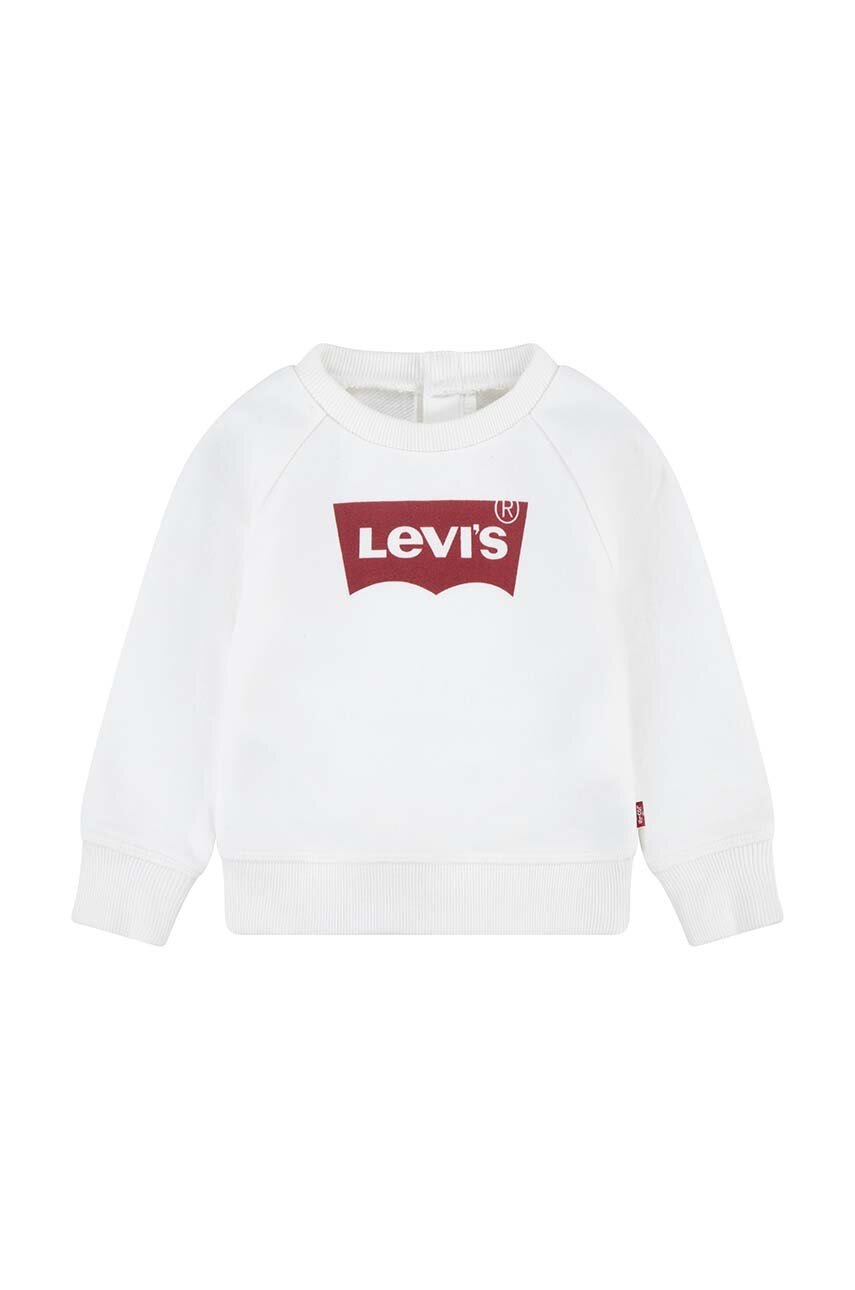 Levně Kojenecká mikina Levi's červená barva, s potiskem