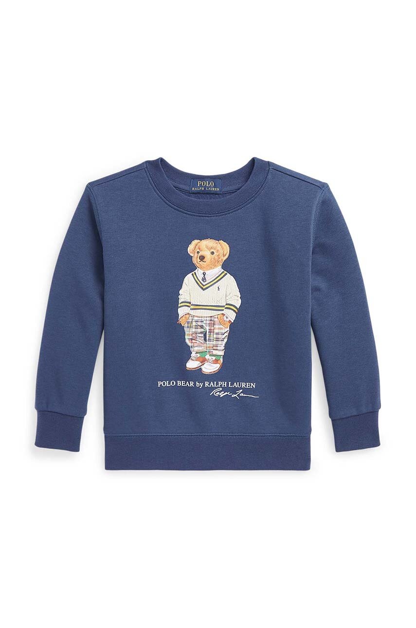 

Детская кофта Polo Ralph Lauren Цвет синий с принтом