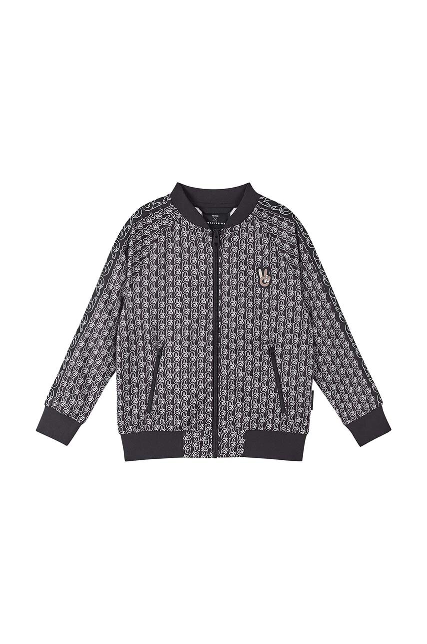 Дитяча кофта Reima колір чорний візерунок в Києві Дитяча кофта Reima колір чорний візерунок в Києві