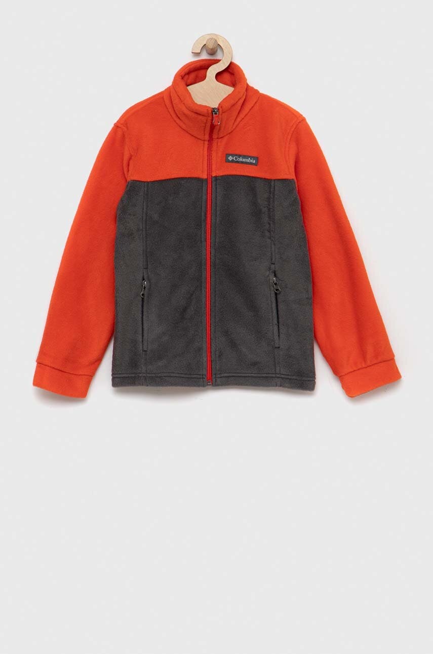 Детская кофта Columbia Steens Mt II Fleece цвет красный однотонная Детская кофта Columbia Steens Mt II Fleece цвет красный однотонная