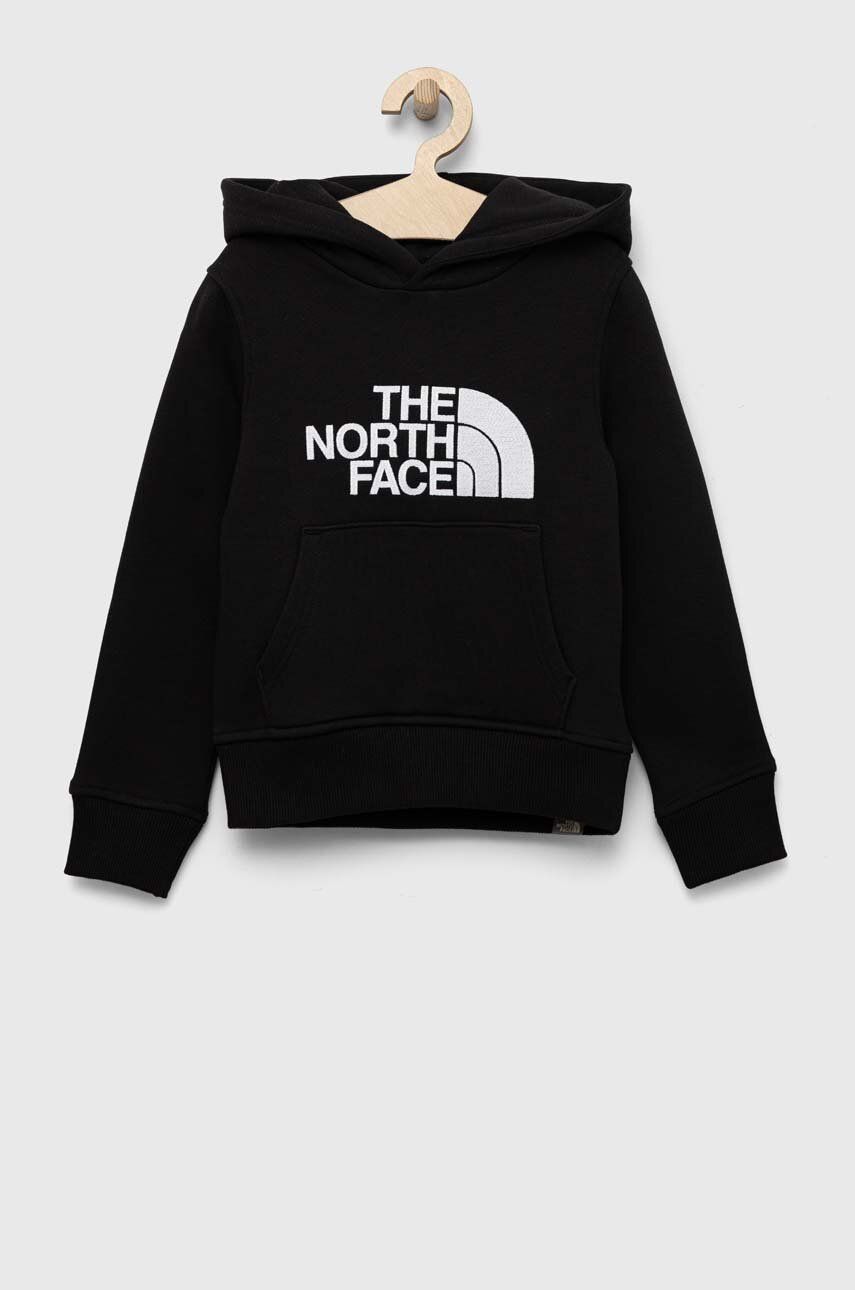 Детская кофта The North Face цвет чёрный с капюшоном с принтом Детская кофта The North Face цвет чёрный с капюшоном с принтом