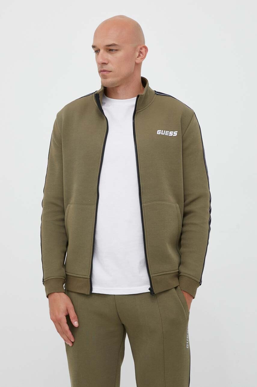 

Кофта Guess мужская цвет чёрный с принтом