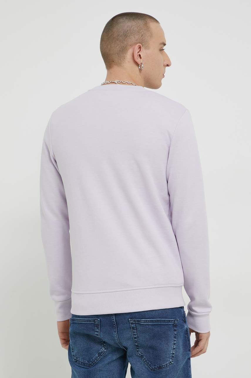 

Кофта Jack & Jones JJEBASIC мужская цвет фиолетовый однотонная 12181903