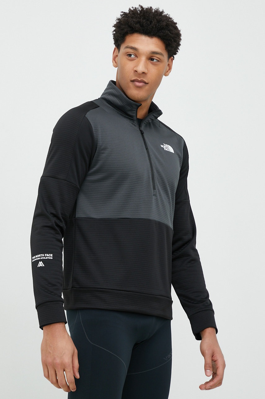 

Спортивна кофта The North Face Mountain Athletics чоловіча колір чорний однотонна