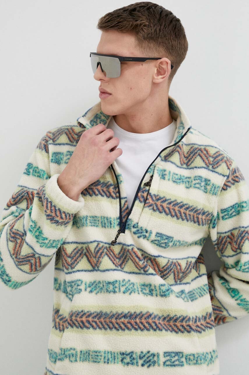 

Спортивная кофта Billabong Boundary цвет бежевый узор