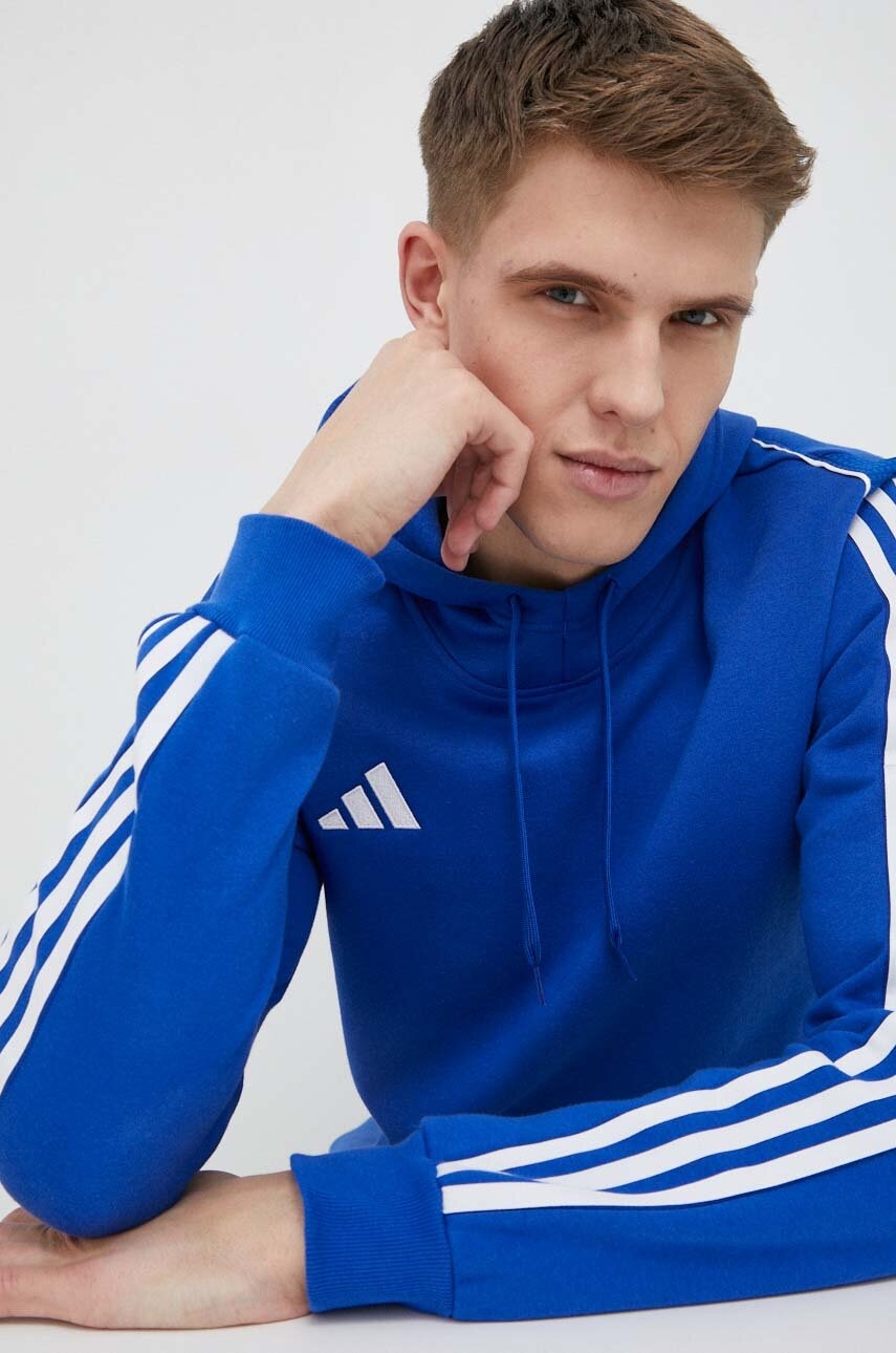 Levně Tepláková mikina adidas Performance Tiro 23 s kapucí, s aplikací