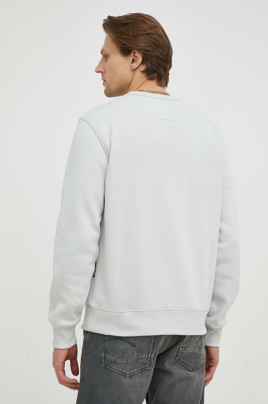 

Кофта G-Star Raw мужская цвет серый с аппликацией