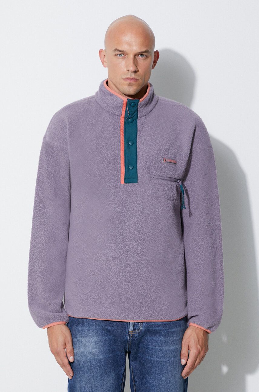 Columbia bluză Helvetia bărbați, culoarea violet, uni 1889853