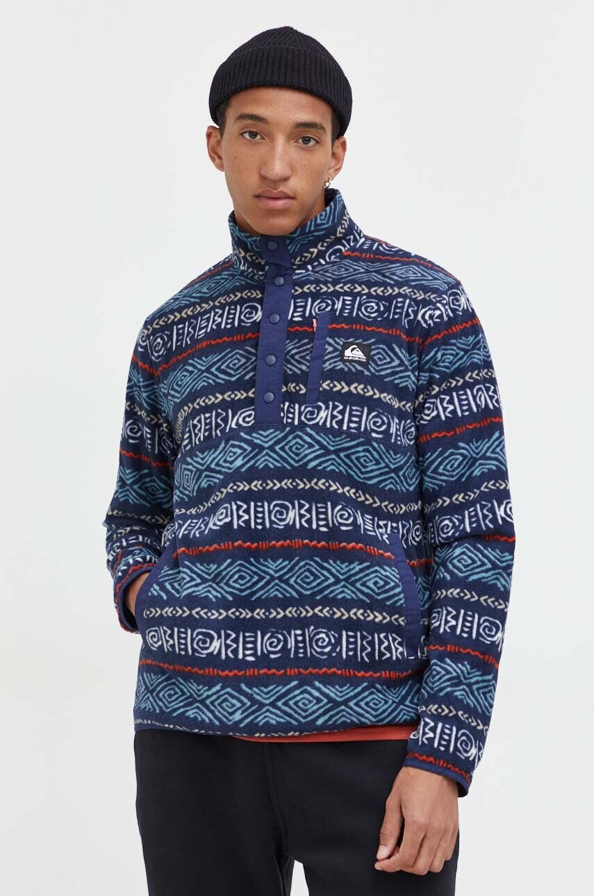 

Суичър Quiksilver в тъмносиньо с изчистен дизайн, Тъмносин