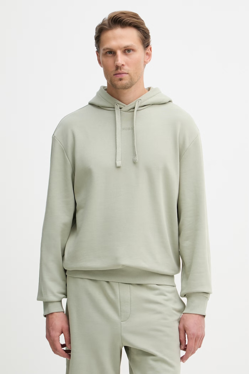 HUGO hanorac cu glugă bărbătesc din bumbac Dapo