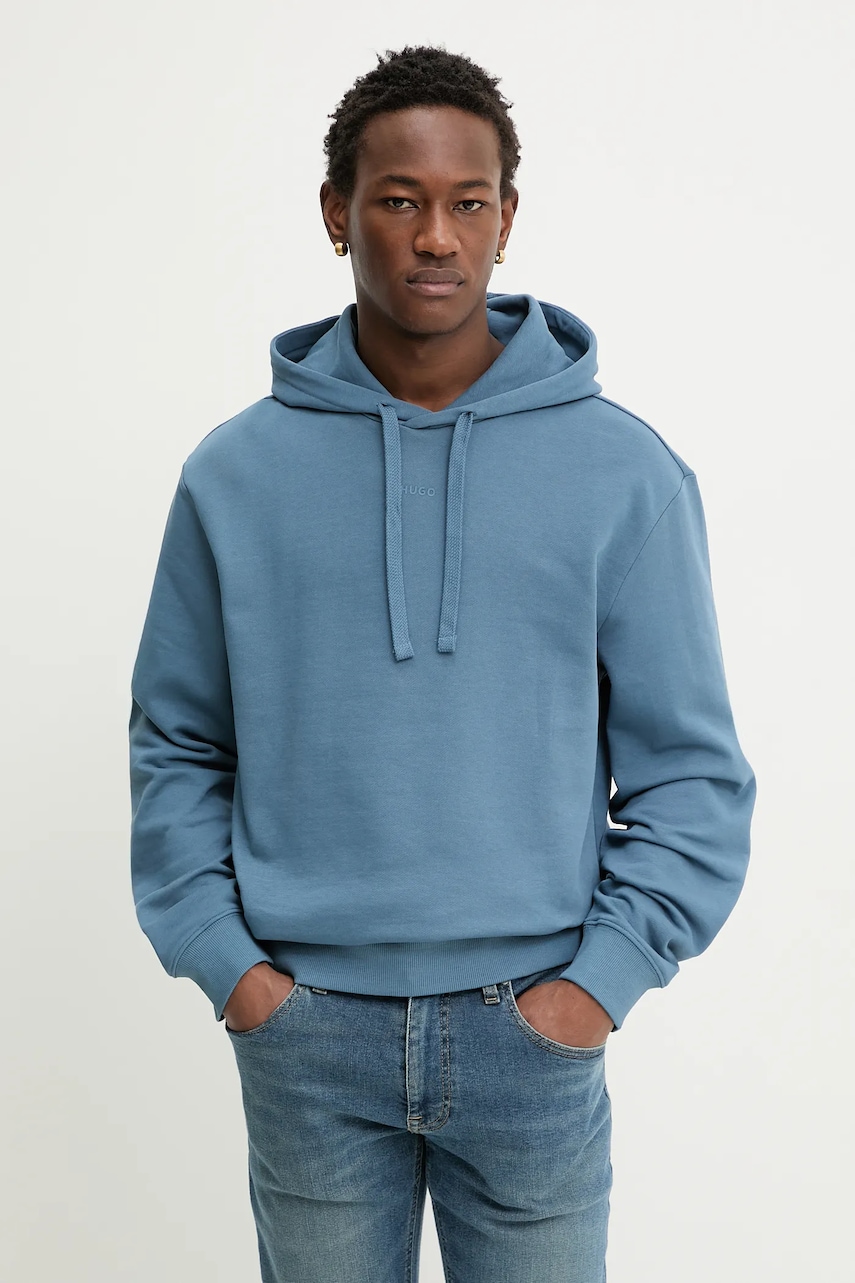 Βαμβακερή μπλούζα HUGO San Jared-C