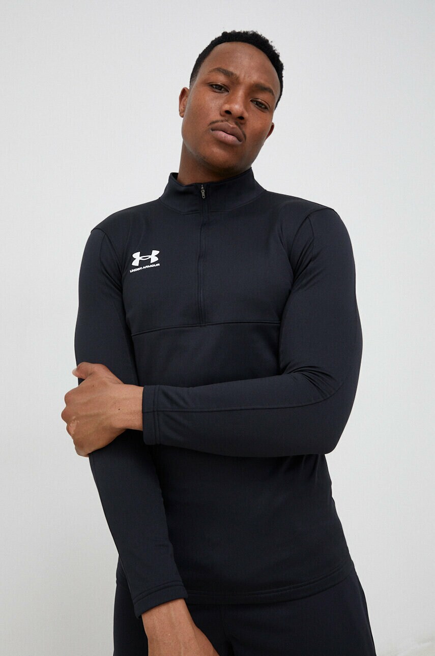 Under armour hanorac de antrenament challenger culoarea negru, neted
