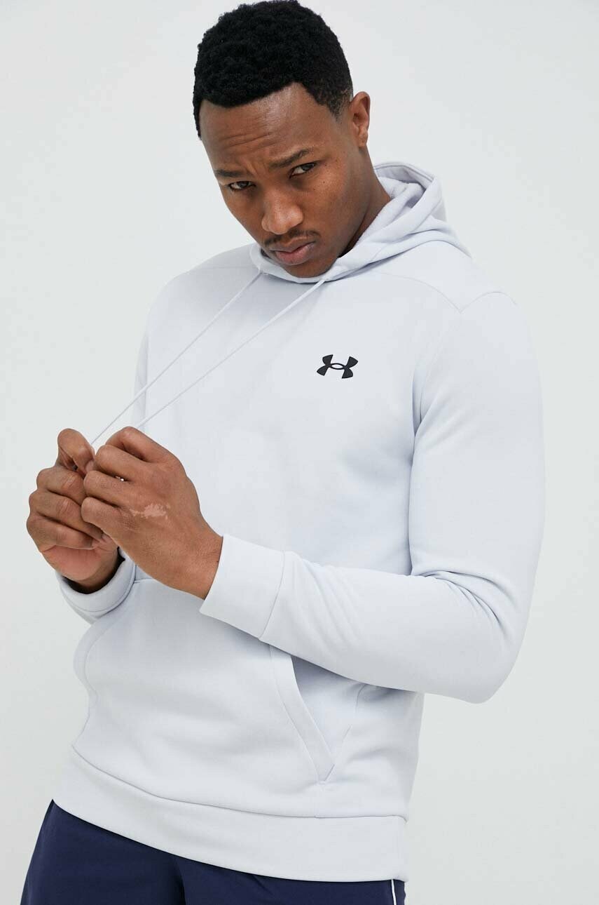 

Спортивная кофта Under Armour цвет серый с капюшоном однотонная