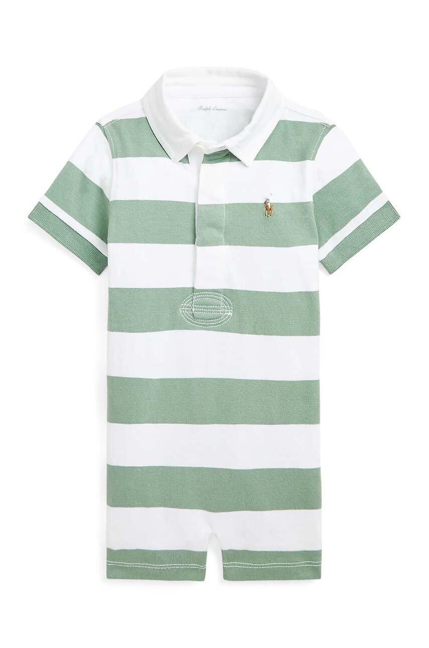 

Хлопковый ромпер для младенцев Polo Ralph Lauren