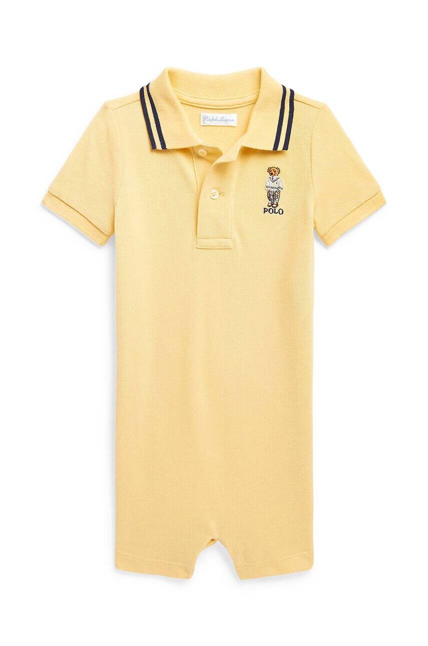 

Хлопковый ромпер для младенцев Polo Ralph Lauren