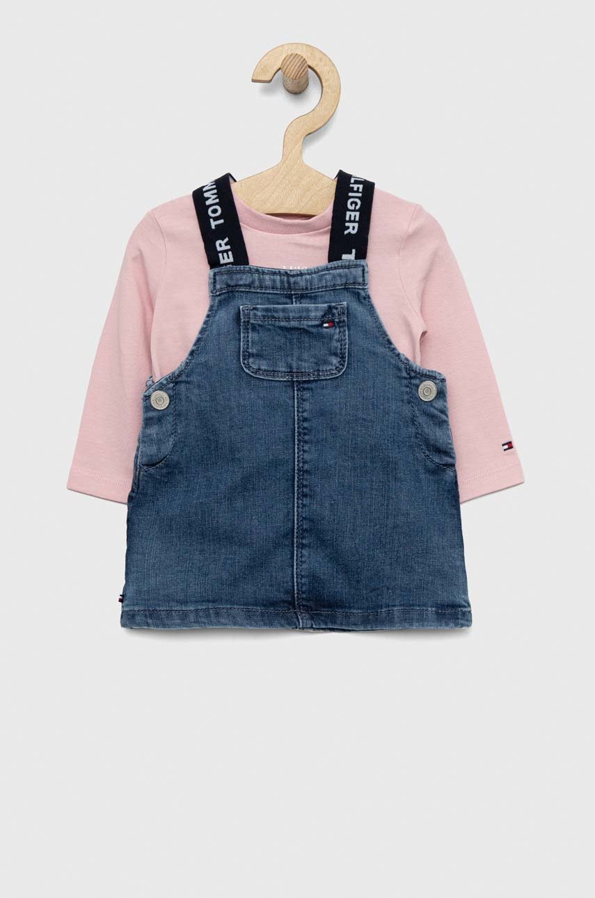 

Комплект для немовлят Tommy Hilfiger колір рожевий