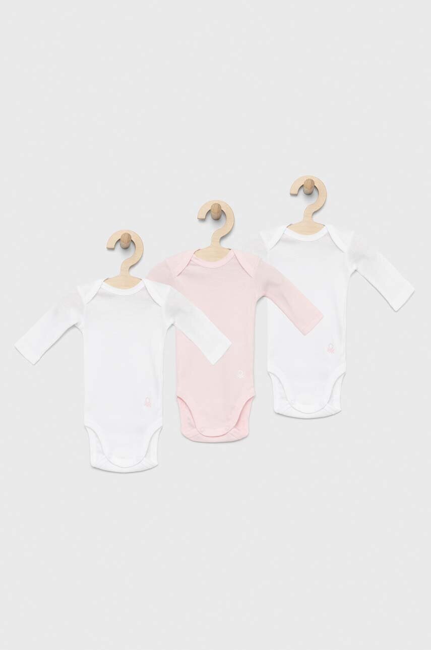 

Дитяче бавовняне боді United Colors of Benetton 3-pack