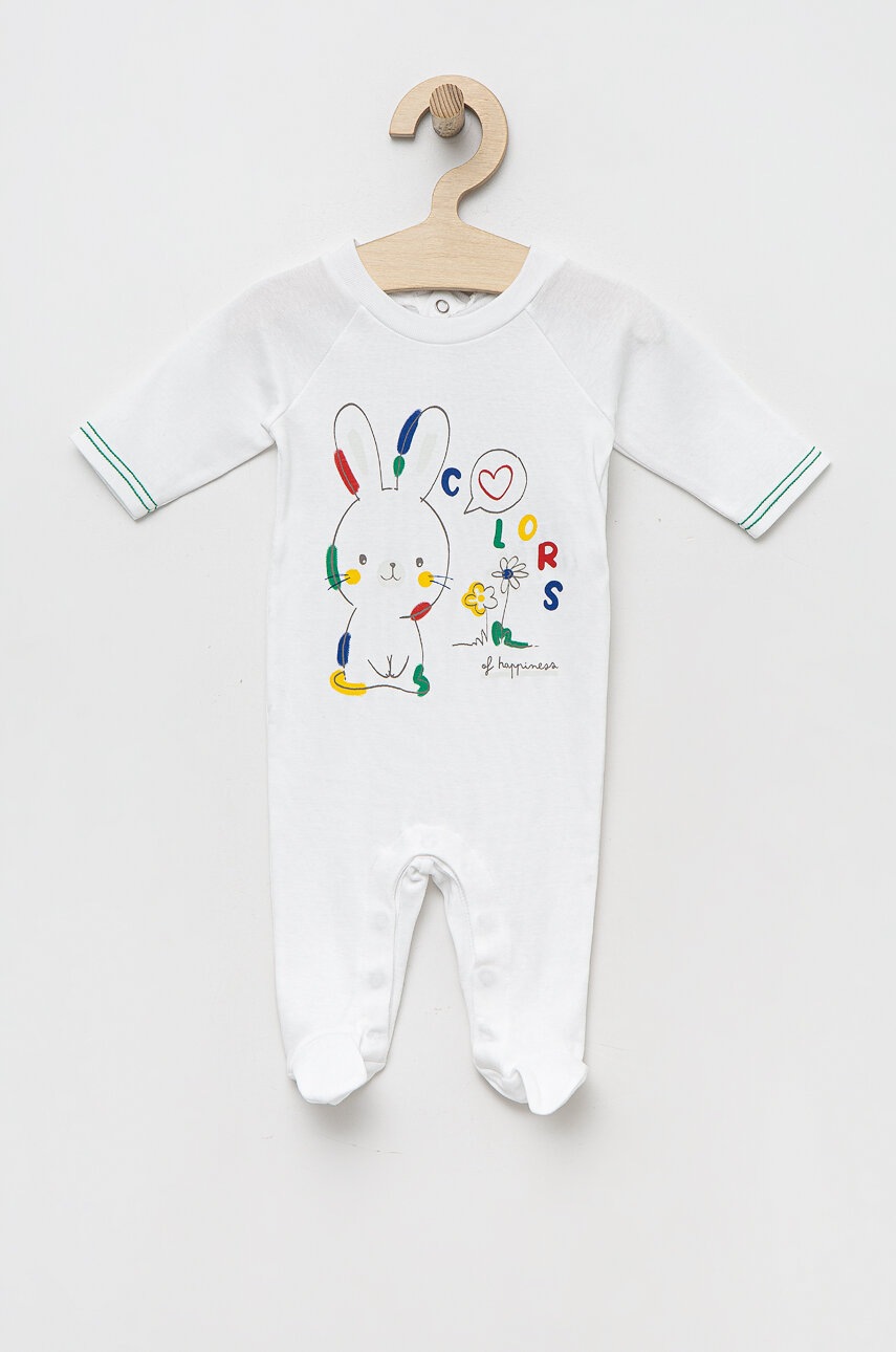 

Бебешки ританки United Colors of Benetton, Бял