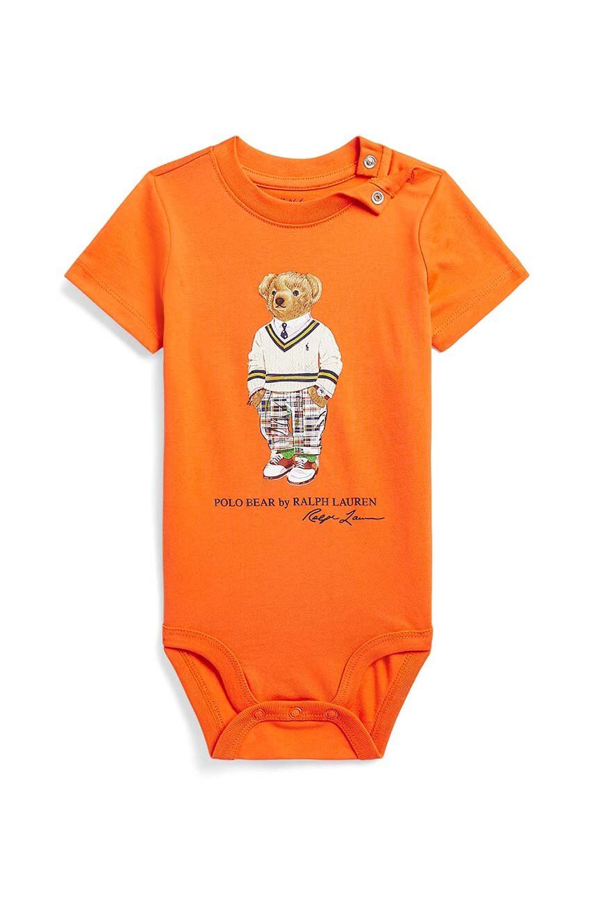 Levně Bavlněné kojenecké body Polo Ralph Lauren