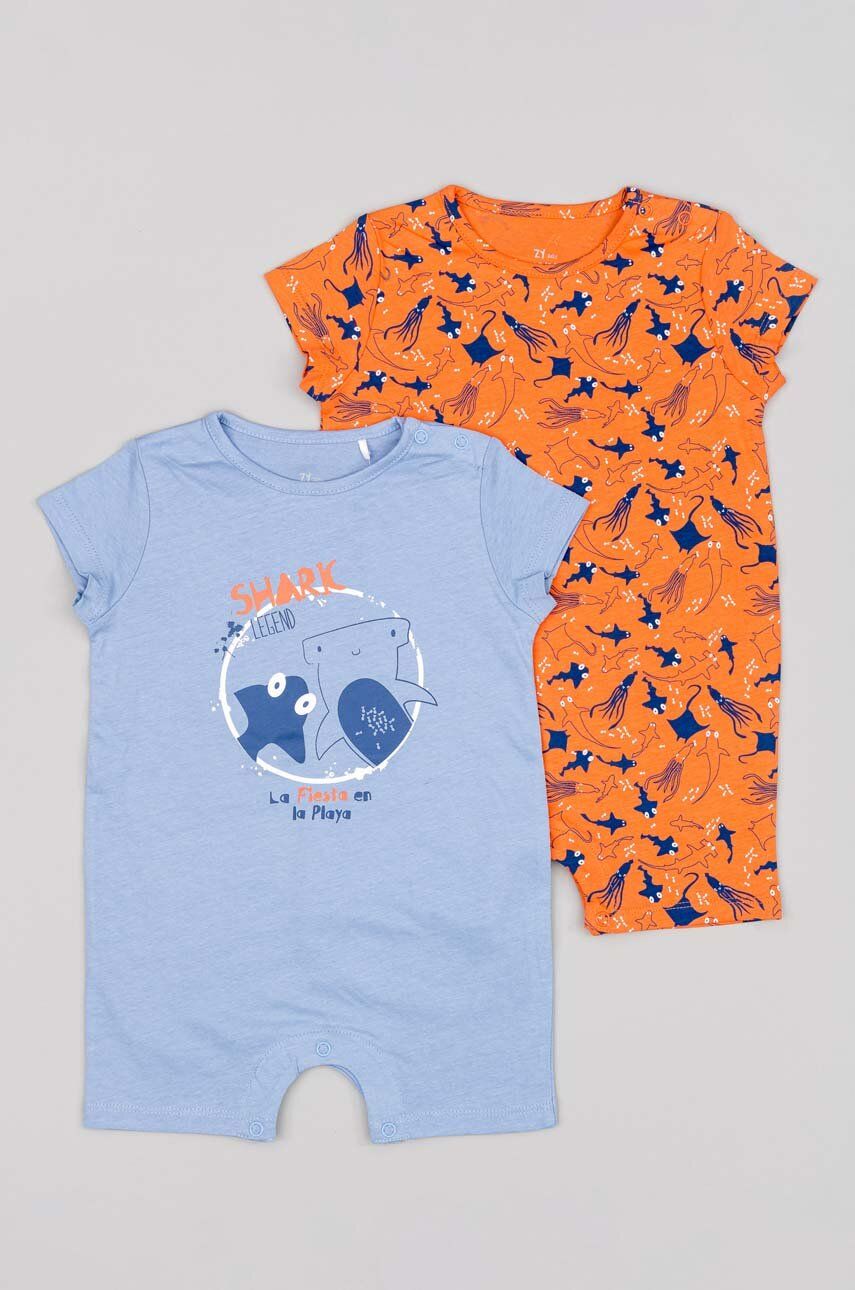 zippy salopete bebelusi din bumbac 2-pack
