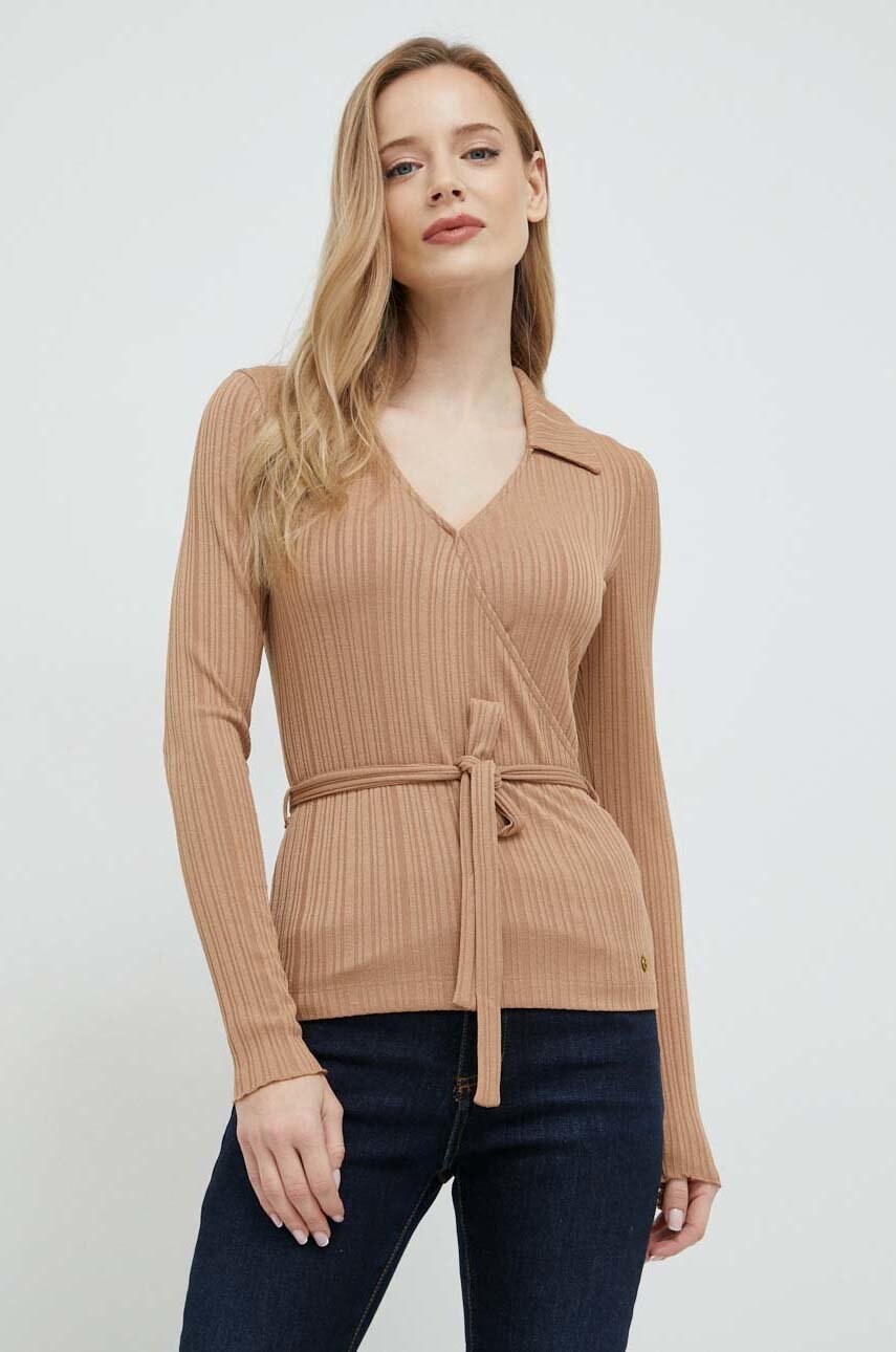 

Блузка Guess цвет коричневый