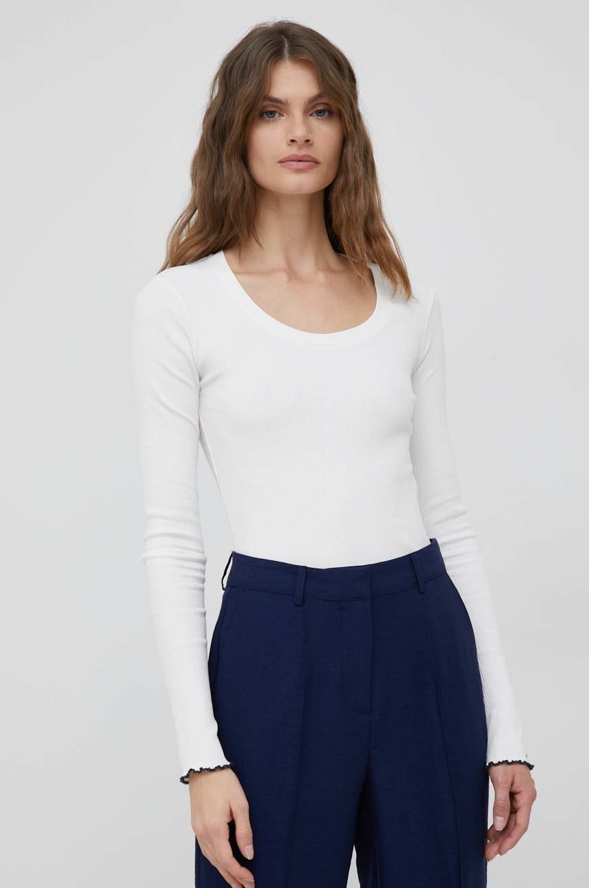 

Блуза с дълги ръкави Tommy Hilfiger в бяло, Бял