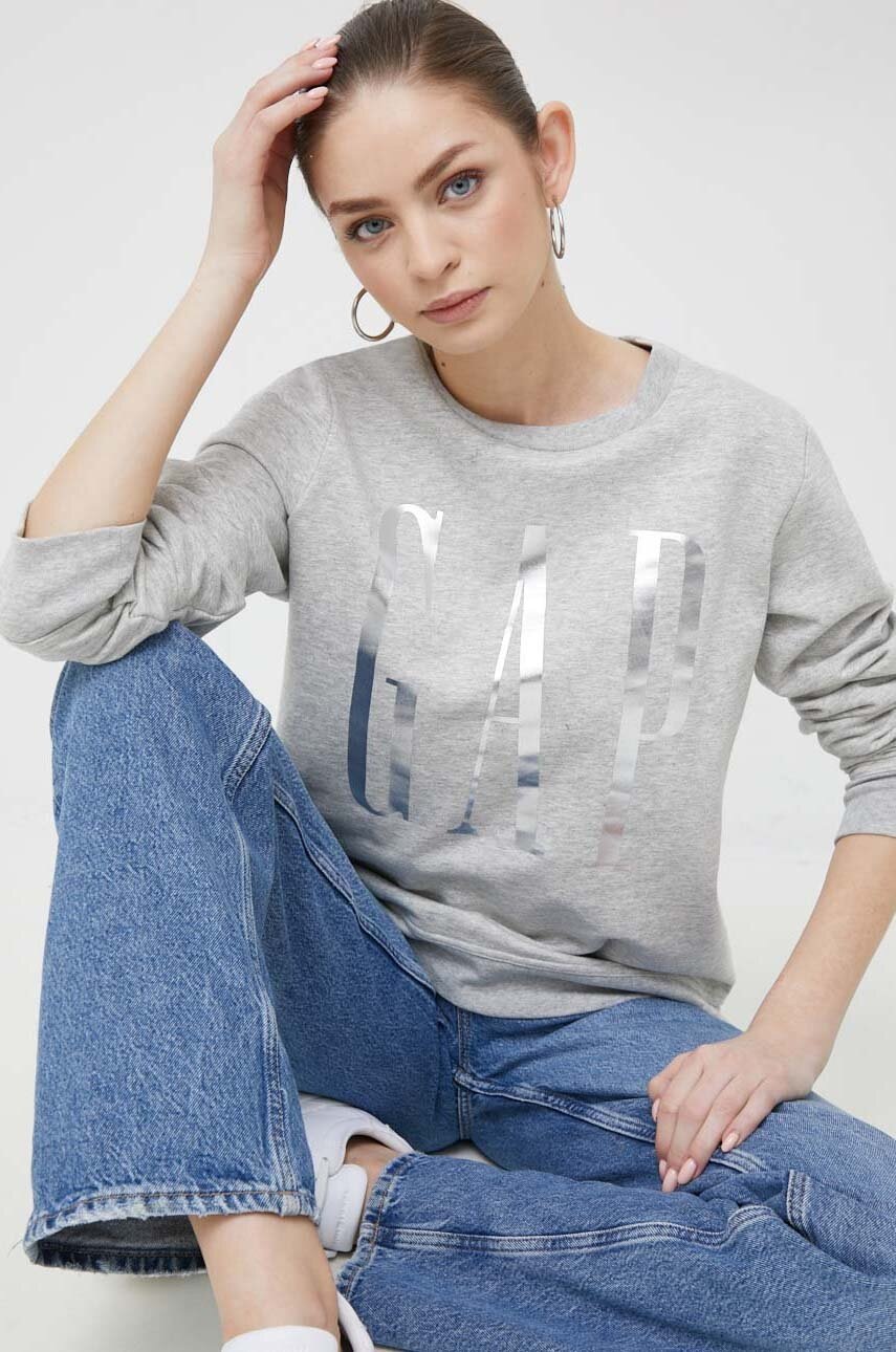 

Суичър GAP в сиво, Сив