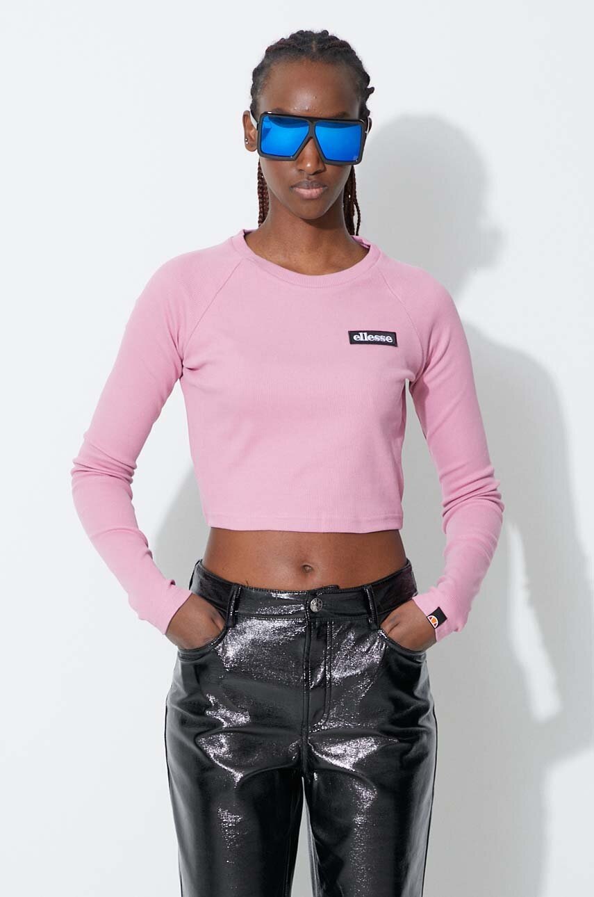 

Лонгслив Ellesse женский цвет розовый SGR17947-WHITE
