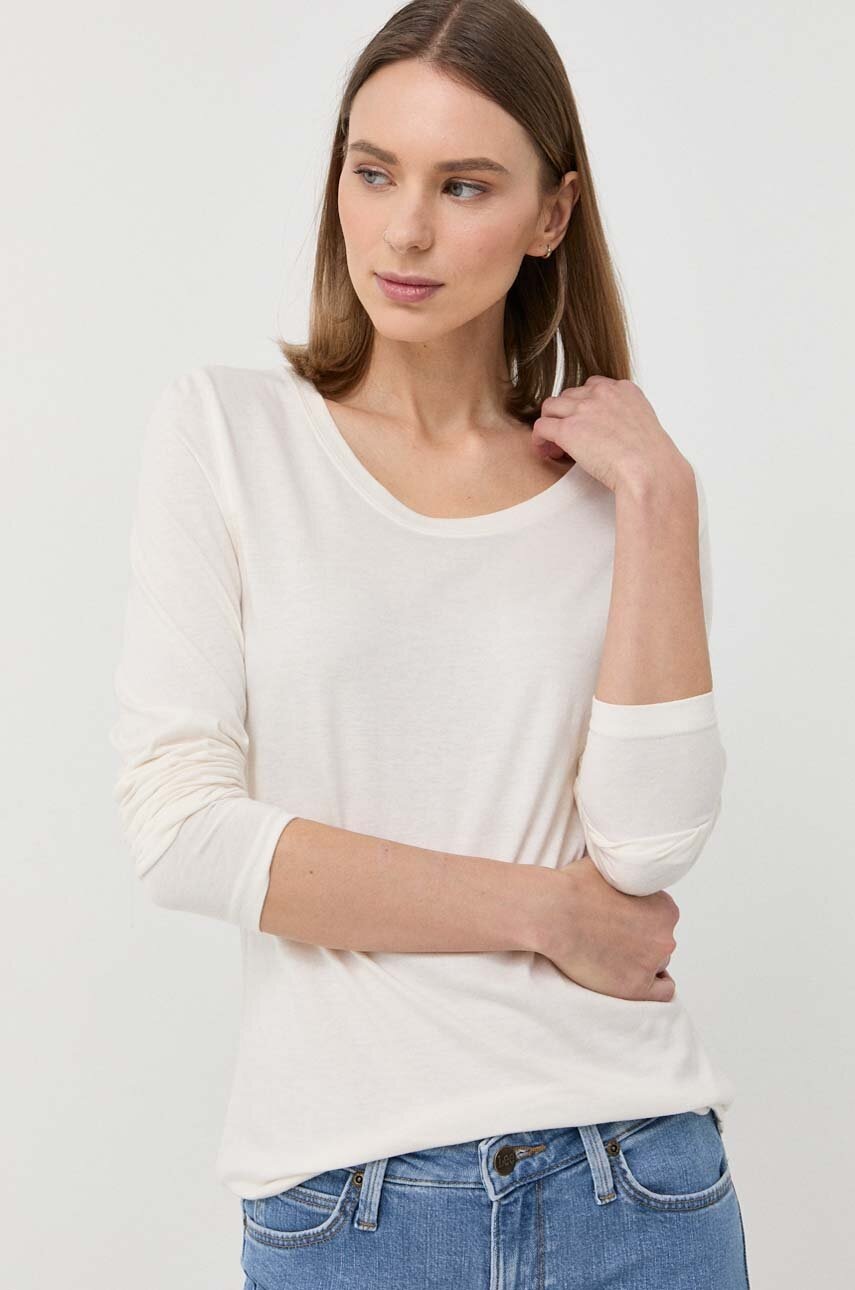 

Лонгслив Mustang Style Anne Longsleeve женский цвет бежевый
