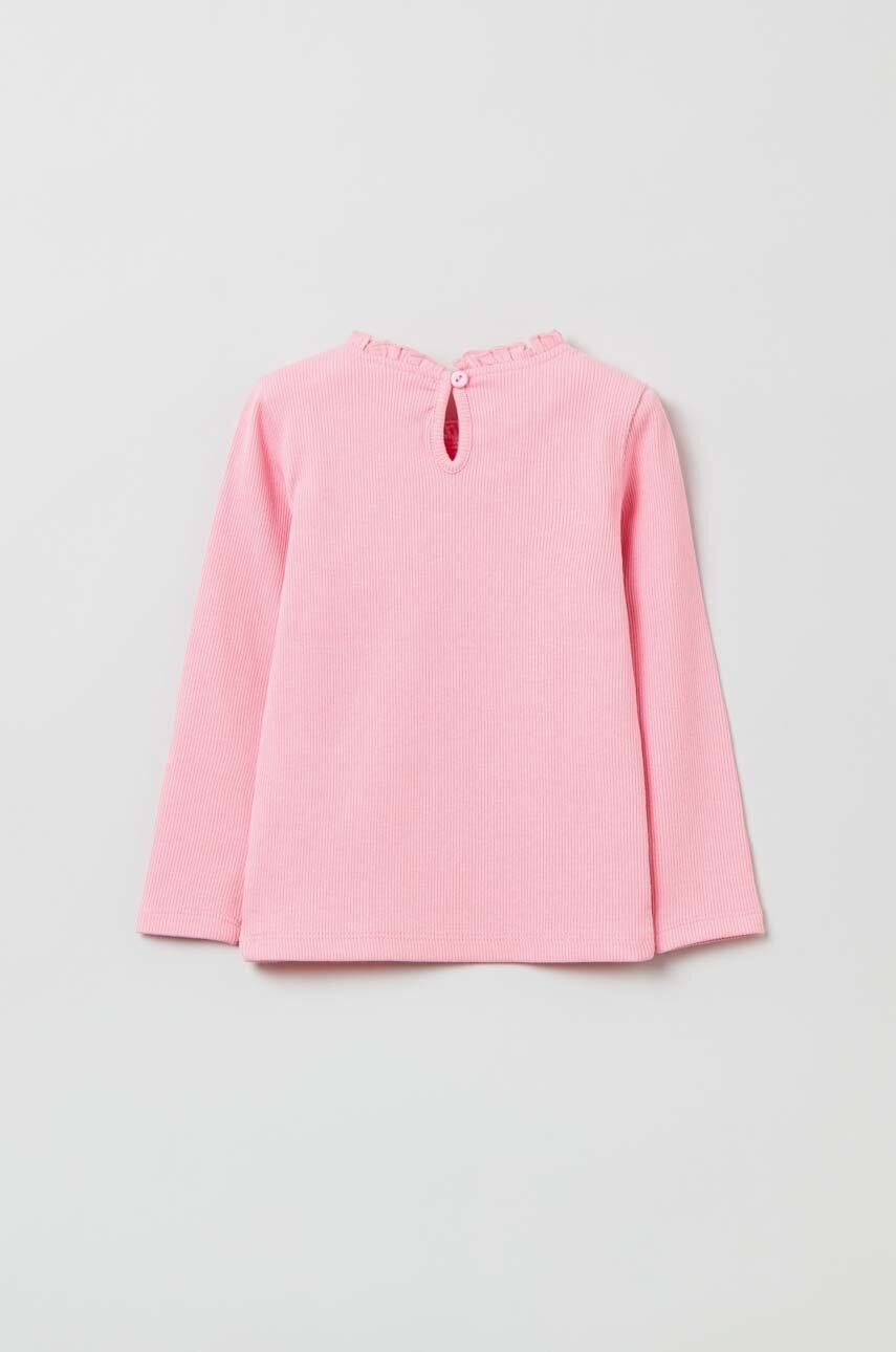 Лонгслив для младенцев OVS цвет розовый Лонгслив для младенцев OVS цвет розовый