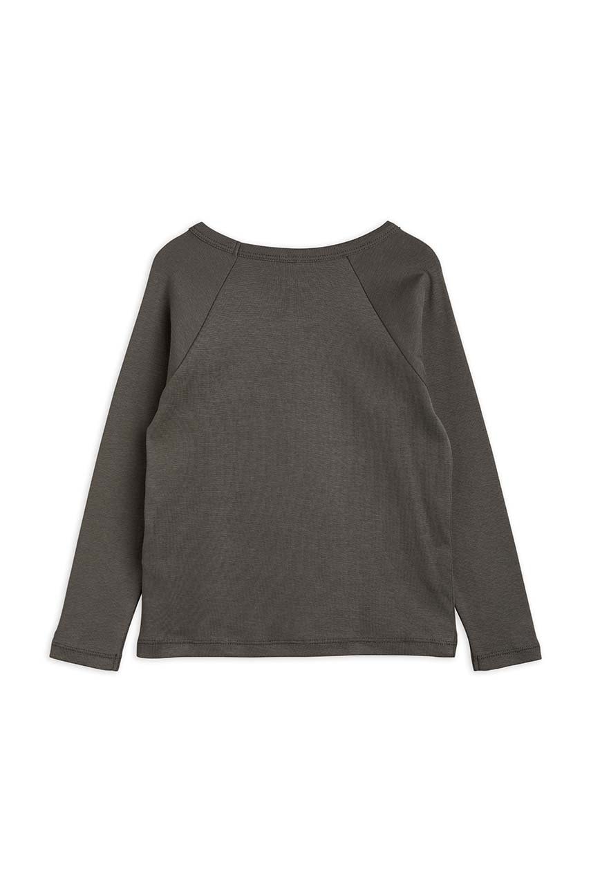 Хлопковый детский лонгслив Mini Rodini цвет чёрный узорный в Ужгороде Хлопковый детский лонгслив Mini Rodini цвет чёрный узорный в Ужгороде