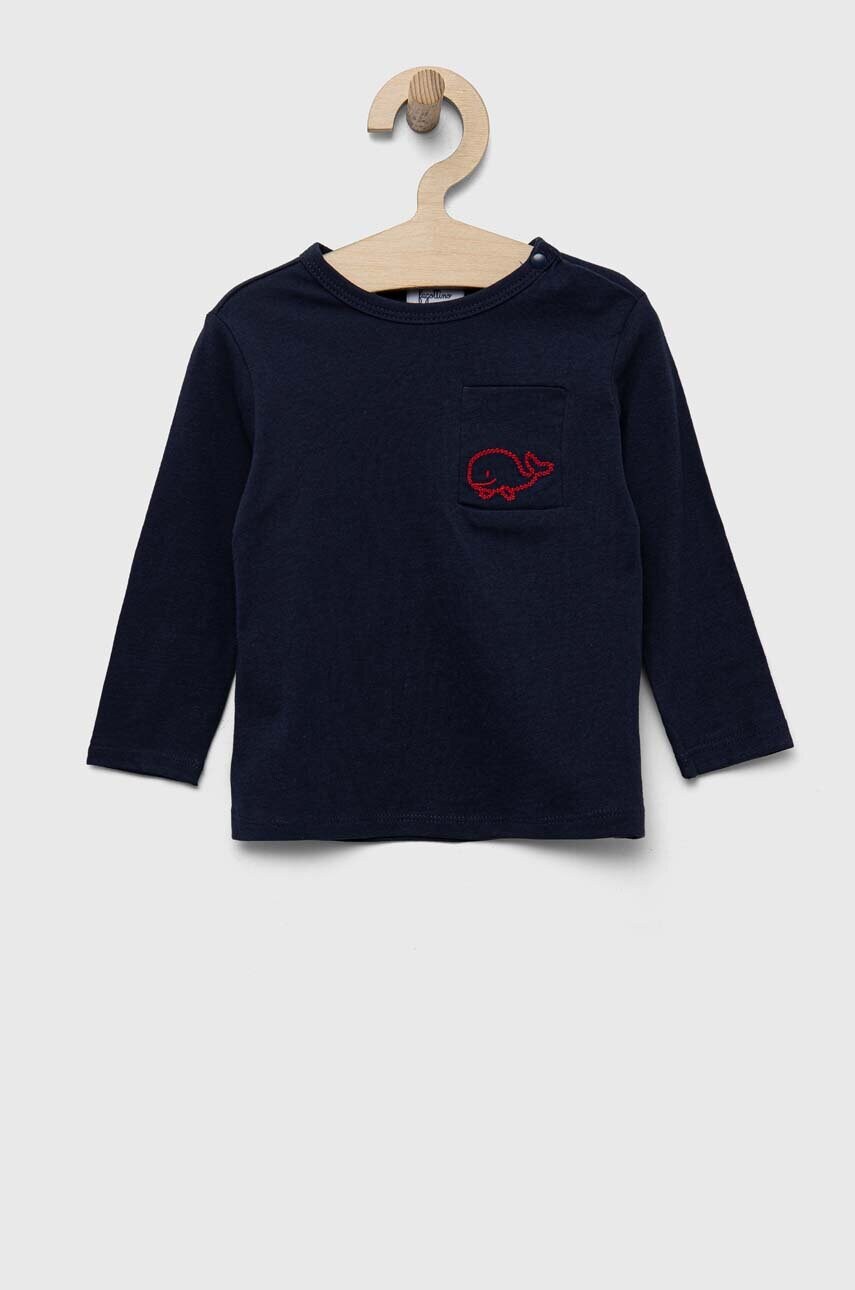 OVS longsleeve din bumbac pentru bebeluși neted