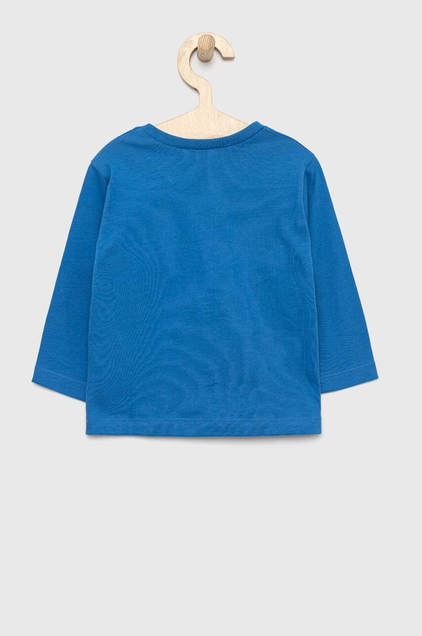 

Хлопковый детский лонгслив United Colors of Benetton с принтом